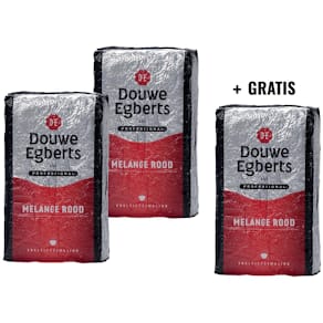 Gemalen koffie Douwe Egberts Rood, snelfilter, 1 kg, 2+1 gratis