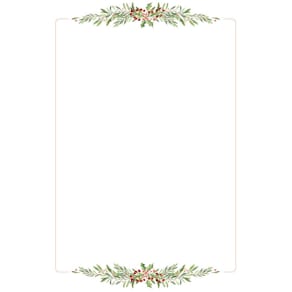 Designpapier RÖSSLER Weihn.Design, Weihnachtsgesteck, weiß gerip,