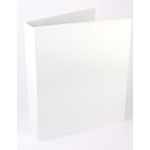 Ringpärm A4 Vit, PP-plast, ficka fram/bak, 57mm rygg