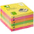 Haftnotizen Q-CONNECT Z-Notes, 100 Blatt, 6 Stück, Brillantfarben