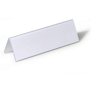 Bordsskylt Durable, dubbelsidig, 210x61mm, 25/fp
