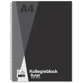 Kollegieblock SOL A4 70g 70 blad rutat