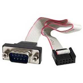 StarTech.com 16in 9 Pin Serial Male to 10 Pin Motherboard Header