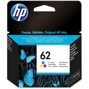 Inktcartridge HP 62, 165 pagina's, OEM C2P06AE, 3 kleuren