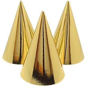 Partyhatt JOKER papp gull (6)