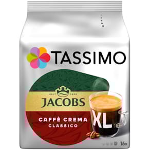 Kaffeekapseln Tassimo Jacobs Caffè Crema Classico XL, 16 Stück