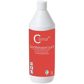 Sanitetsrent CLIMA30 surt parfymerad 1L