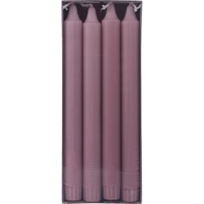 Kronelys DIANA stearin 24cm rosa (8)