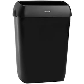 Papperskorg WC KATRIN 50L med lock Svart
