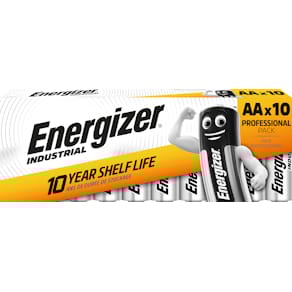 Batteri Ind. Alk AA LR6 10p