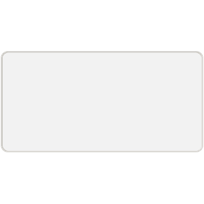 Lintex FRAME Glastavla, SILK-GLASS®, 2000 × 1000 × 50 mm, Pure