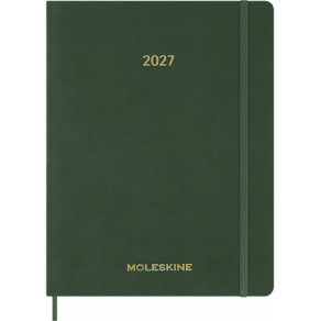 Moleskine Essential Planner Weekly Vertical XXL Myrtle Green 2027