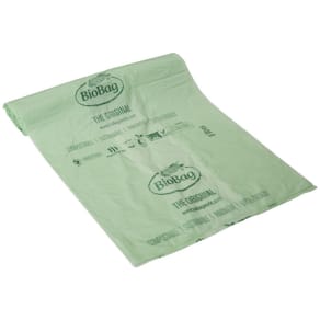 Insatspåse BIOBAG 8L 15my grön 25/rl