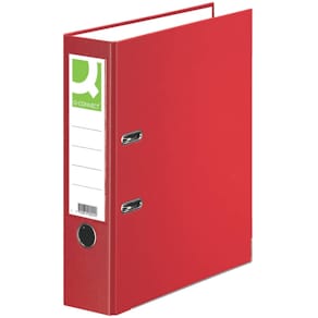 Ordner Q-CONNECT, PP, A4, 80 mm, rot