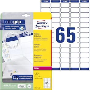 Etikett L7651 38,1x21,2 1625fp