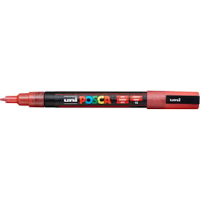 Pigmentmarker Uni-Ball Posca PC-3M, Glitter rot