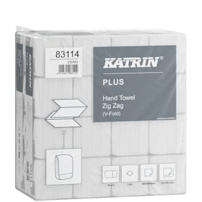 Pappershandduk KATRIN Plus ZZ 1-lags 6000/fp