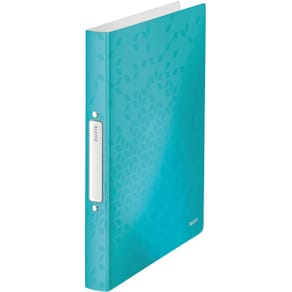 Ringmap Leitz WOW, PP, A4, ijsblauw