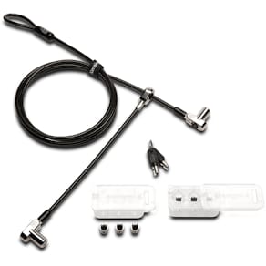 Kensington Universal 3-in-1 Keyed Cable Lock - Twin Lockheads