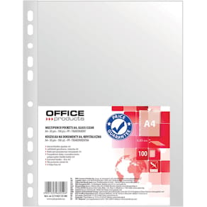 Showtas Office Products, geperforeerd, A4, 30 micron