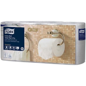 Toiletpapir Tork Premium T4, 3-lags, 99mm x 19,1m, FSC Mix, 56 rl