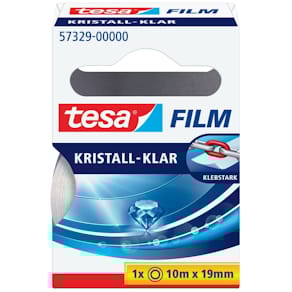 Klebefilm tesa Tesafilm Kristall-Klar, 19 mm x 10 m