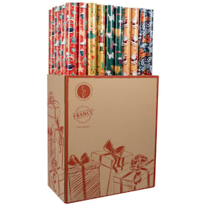 Geschenkpapier BEAUMONT GROUP Weihn. Offset Kind, sortiert