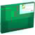 Elastobox Q-CONNECT, met elastieken, A4, rug 25 mm, groen