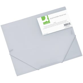 Gummizugmappe Q-CONNECT, A4, transparent