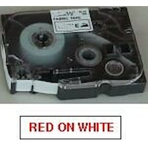 Brother TZe tape 18mmx8m red/white