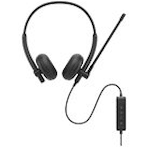 Dell Wired Headset WH125 - Headset - på örat - kabelansluten