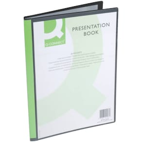 Sichtmappe Q-CONNECT Panorama, schwarz