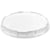 Låg til plastbakke Færch Ø330x43, A-PET transparent, 100 stk