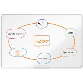 Whiteboard NOBO premium stål 180x120cm