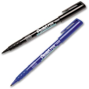 Märkpenna perm. PENTEL fine svart