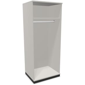 Regalschrank OKA BaseLine, 5OH, lichtgrau, 80x64,2x190,1 cm