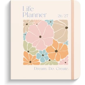 Life Planner Pastel Flowers 26/27