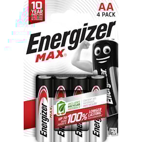 Batterie AA Energizer Max, 4 Stück, Mignon