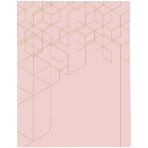 KOZO Ringpärm EU A4 Dusty Pink