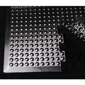 Måtte Matting sort, 5 stk