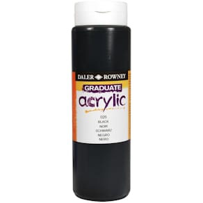 Akrylfärg Svart 500 ml DALER-ROWNEY