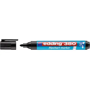 Blädderblockspenna Edding 380 Svart, konisk, 10st