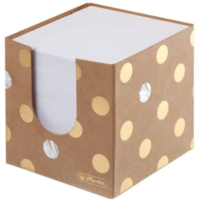 Zettelbox Herlitz Pure Glam, gefüllt