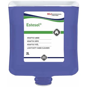 Cremesæbe Deb Estesol påfyldning, blå til dispenser