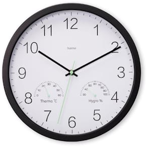 Väggur HAMA Santorini 30cm svart