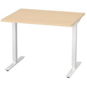 Bord höj/sänk Basic 1000x800 björk/vit