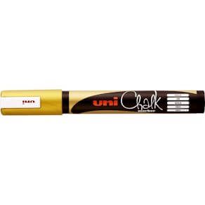 Kreidemarker Uni-Ball Chalk PWE-5M, gold