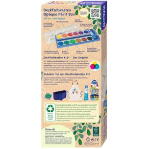 Deckfarbkasten Pelikan K12 Eco, 12 Farben, sortiert