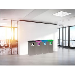 Avfallsbeholder Femunden 65L Glass/met