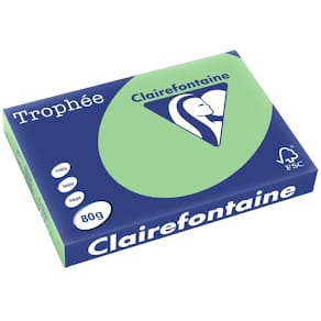 Gekleurd papier Clairefontaine Trophée Pastel, A3, 80 g, 500 vel,